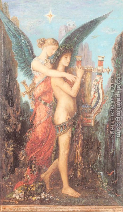 Gustave Moreau : Hesiod and the Muse II